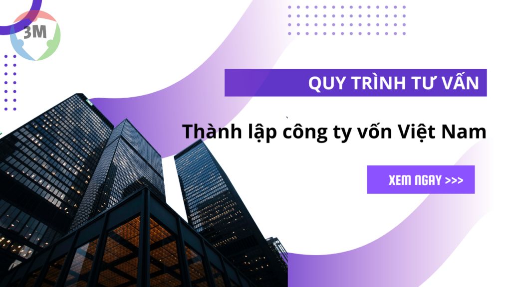 Quy trình tư vấn thành lập công ty vốn Việt Nam