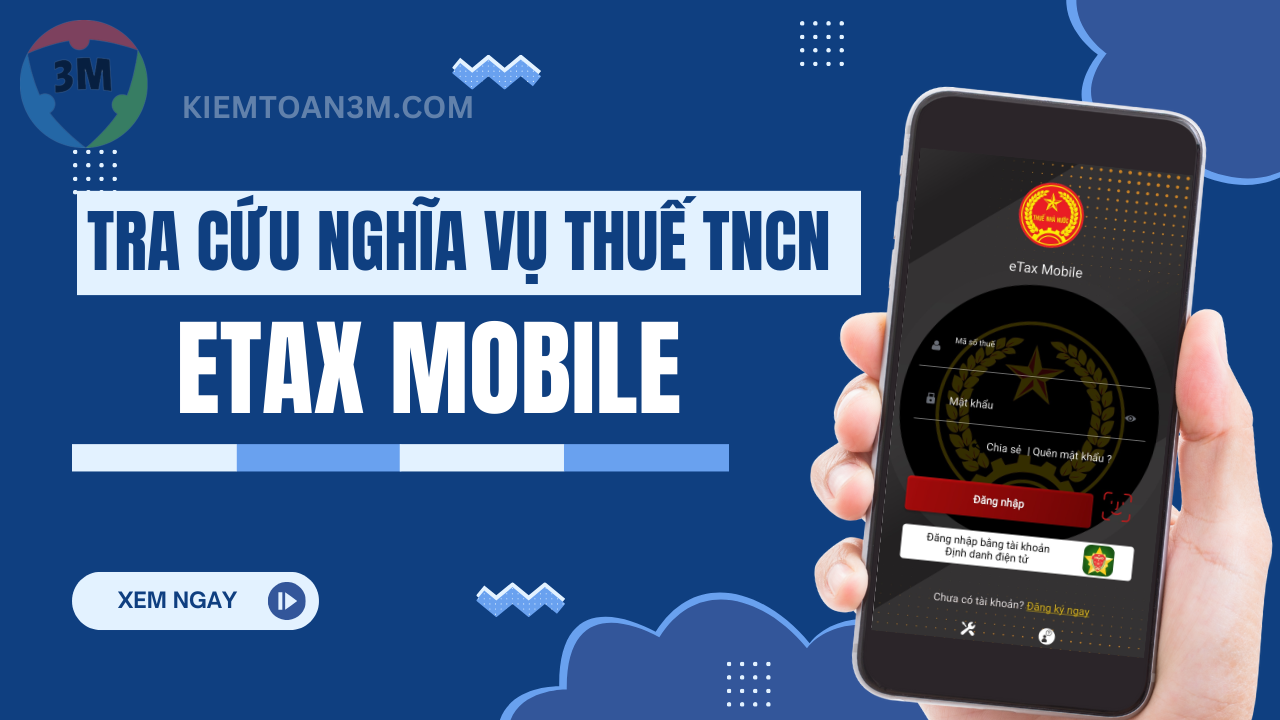 CÁCH TRA CỨU NGHĨA VỤ THUẾ TNCN TRÊN APP ETAX MOBILE