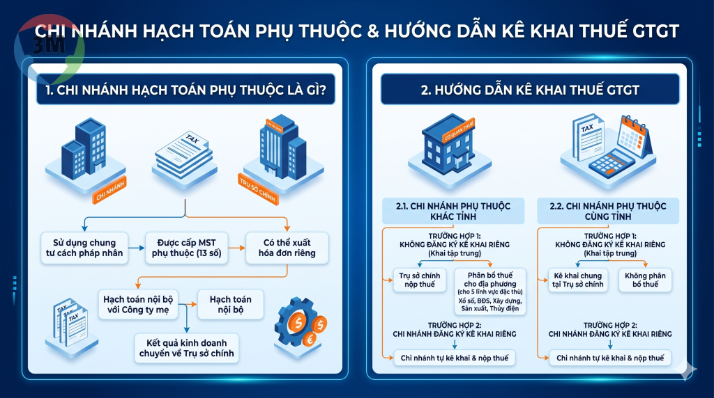 CHI NHÁNH HẠCH TOÁN PHỤ THUỘC